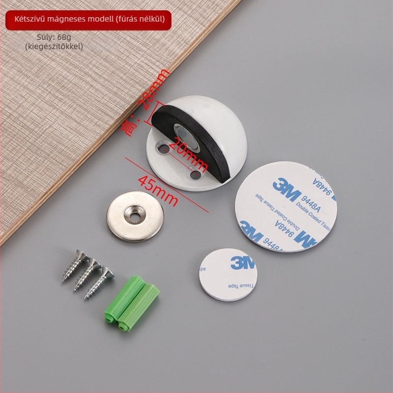 Ütközésbiztos ajtó Stop Turtle Top/Door Stop – 304 rozsdamentes acél, padlóra szerelés, kézi működtetés