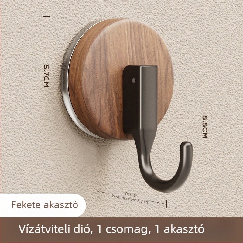 Vákuumos kampó akasztáshoz — antik stílus, ABS anyag, fúrás nélkül, fürdőszobára és konyhára alkalmas