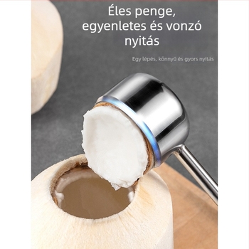 Kókusznyitó eszköz – Unique márka, modern minimalist dizájn, 2023-ban piacra kerül, nem importált