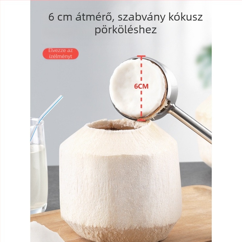 Kókusznyitó eszköz – Unique márka, modern minimalist dizájn, 2023-ban piacra kerül, nem importált