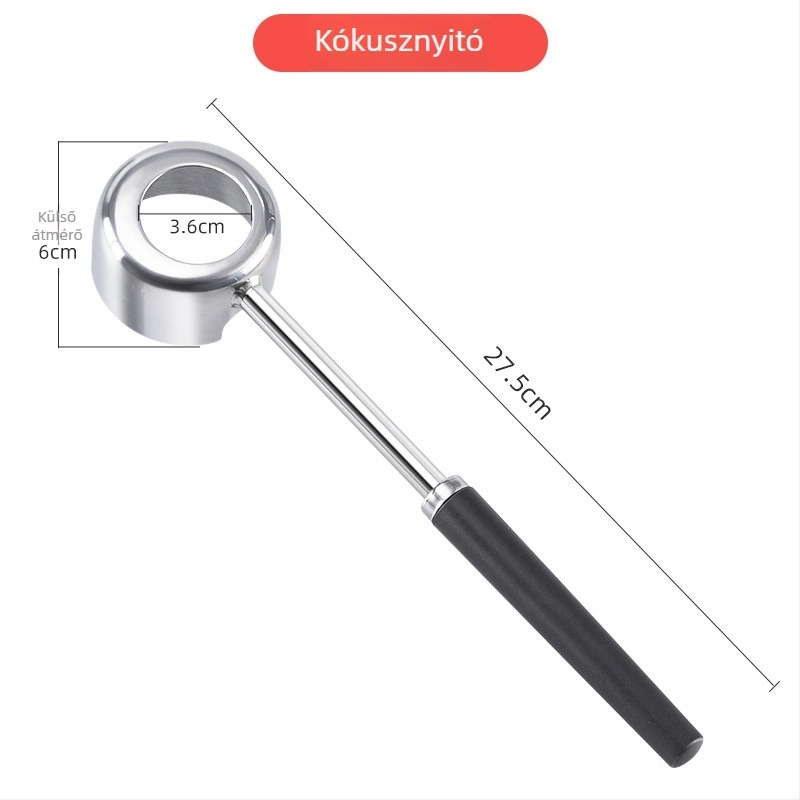 Kókusznyitó eszköz – Unique márka, modern minimalist dizájn, 2023-ban piacra kerül, nem importált