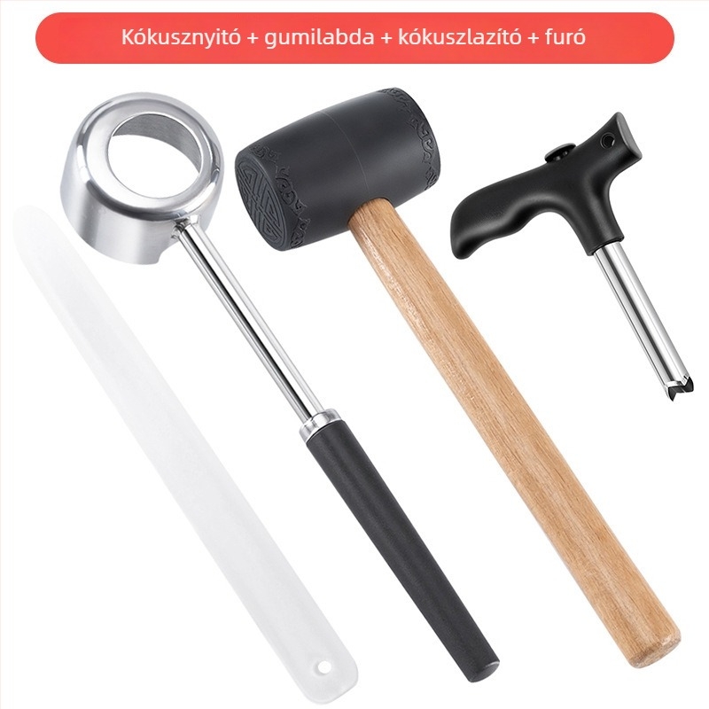 Kókusznyitó eszköz – Unique márka, modern minimalist dizájn, 2023-ban piacra kerül, nem importált