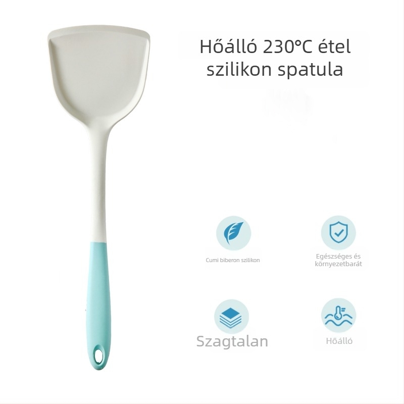 Xukang szilikon spatula készlet, 4 darab, élelmiszer-klipsz és leveskanál, tapadásmentes, csúszásmentes, hőálló
