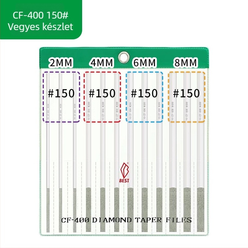 BEST Gyémánt reszelő CF-400 készlet CF-402-vel, 150 szem