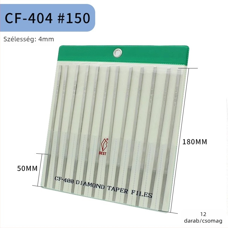 BEST Gyémánt reszelő CF-400 készlet CF-402-vel, 150 szem