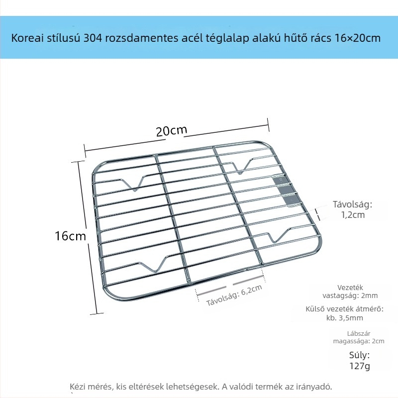 304 rozsdamentes acélból készült lapos tálca, téglalap alakú, szűrőhálós olajkontroll és lefolyás, modern minimalista stílus