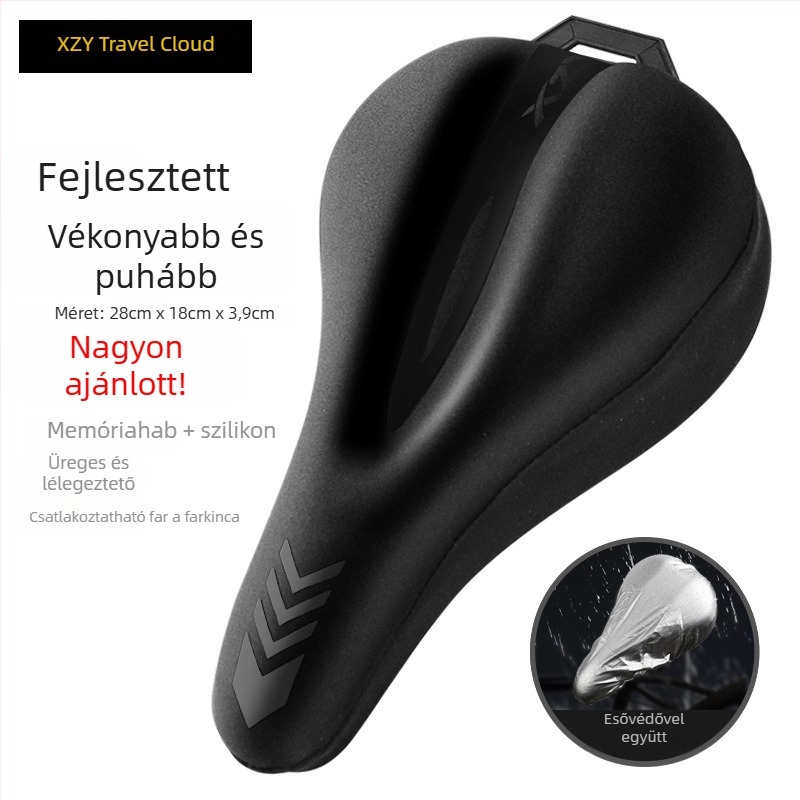 Kerékpárnyereg védőfedél TN-344 – Walker Cloud, szilikon + memóriahab, MTB kompatibilis