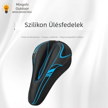 Kerékpárnyereg fedél szilikonos párnával, modell QX155, univerzális kompatibilitás