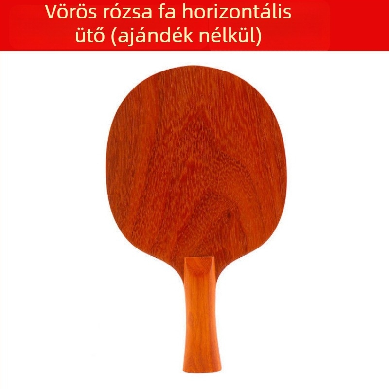 Asztalitenisz ütő penge – rózsafa alap, egyrétegű, hosszú ragasztó gumival, oldalsó ütéshez, edzésre és versenyekre
