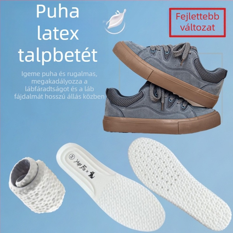 Uniszex sportcipő, könnyű, injekciós öntött talp, hálós bélés, tavasz