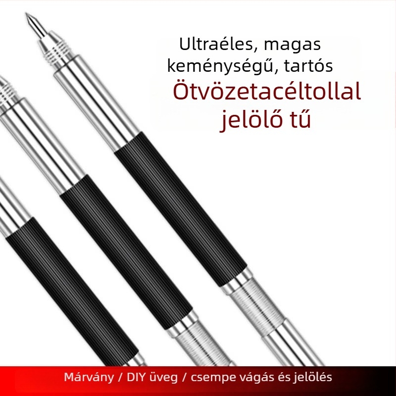 Toll alakú wolfrámötvözet fejű karcoló tű kerámia csempék jelöléséhez – otthoni használatra