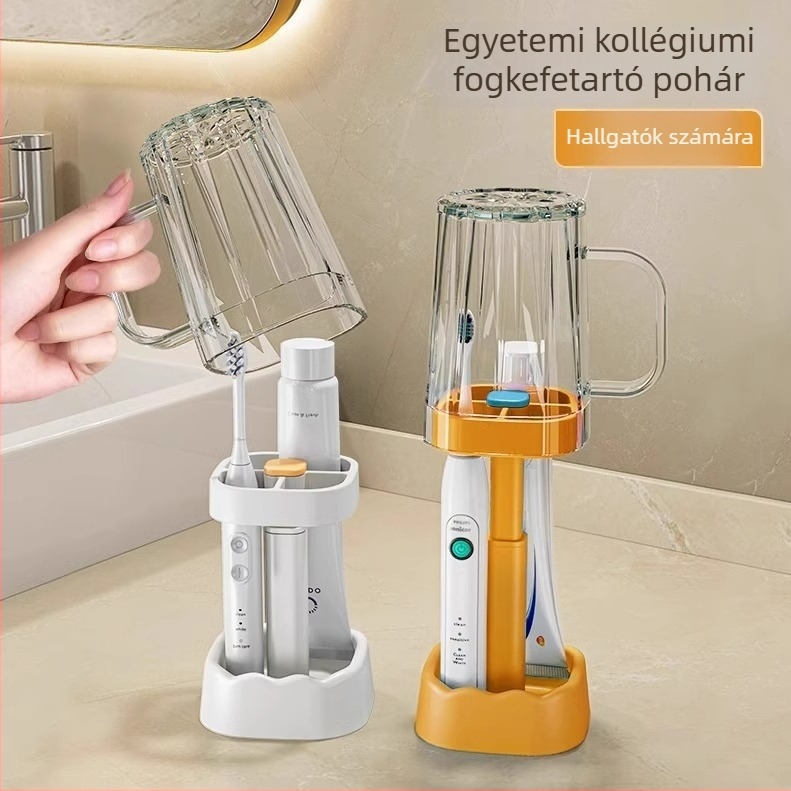 Fogkefetartó, műanyag, tárolásra, karikatúra stílus