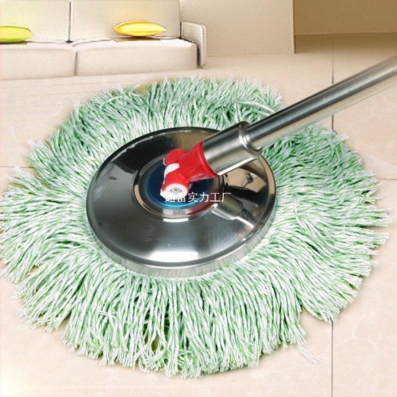 Fejek cseréje mopfej, forgó mopfej, vastagított, univerzális mopnyél-kiegészítő | Márka: TONGLEI; Anyag: sandalwood