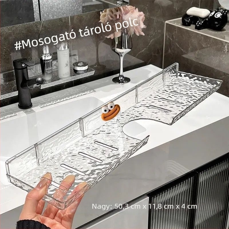 Fogkefetartó, műanyagból, furatmentes telepítés, más rögzítési módok, 1 db a csomagban
