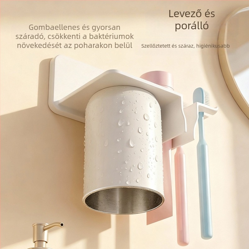 Fogkefetartó szívócsésével, ABS anyag, tárolás