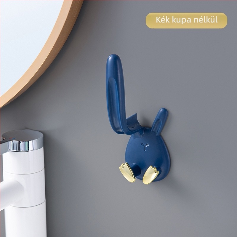Falra szerelhető fogkefetartó, fúrás nélküli, ABS+PS, 120 darabos csomag