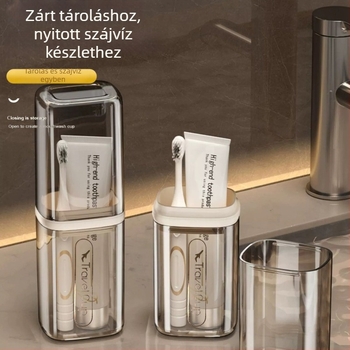 Fogkefetartó - műanyag, 1 rekesz, utazásbarát