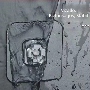 ABS műanyagból készült szappantál adhézív kampóval csempe falra