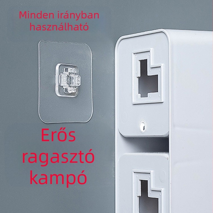 ABS műanyagból készült szappantál adhézív kampóval csempe falra