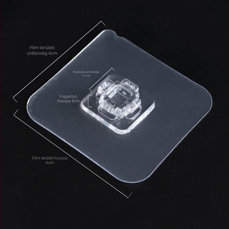 ABS műanyagból készült szappantál adhézív kampóval csempe falra