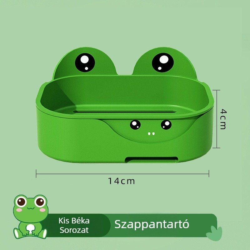 Qiao le PP falra szerelhető szappontartó szívócsészével, dupla rétegű levezető rendszerrel, 160 darabos csomagolás