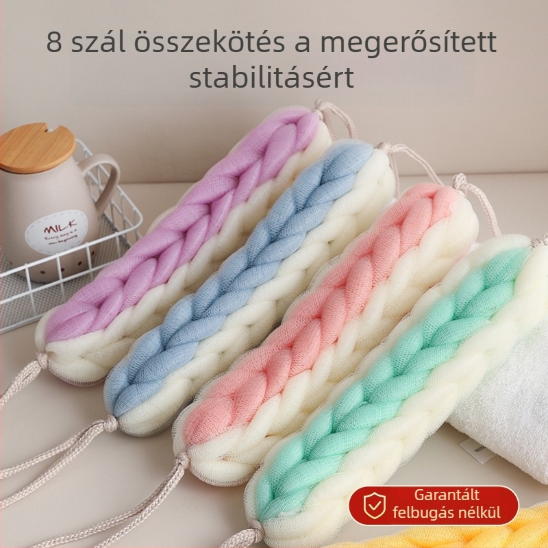 Fürdővirág hosszú szalaggal, puha PE anyag, kiváló minőségű, nem szakad szét