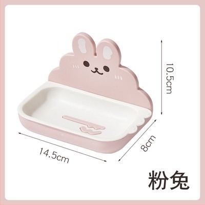 Falra szerelhető szappontartó és lefolyó állvánnyal, PP anyagból, perforáció nélküli, 200 darabos csomag, szívókorong nélkül