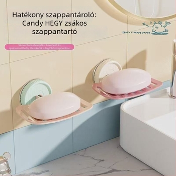 Fürdőszobai szappantartó szívófejjel, fúrás nélkül | ABS anyag | 200 darab/csomag | Testreszabható