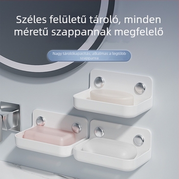 Szappan doboz – ABS anyag; fedél nélkül; szívócsésze nélkül; egyenként csomagolva (ABS; Fedél nélkül; Szívócsésze nélkül; Egyenként csomagolva)