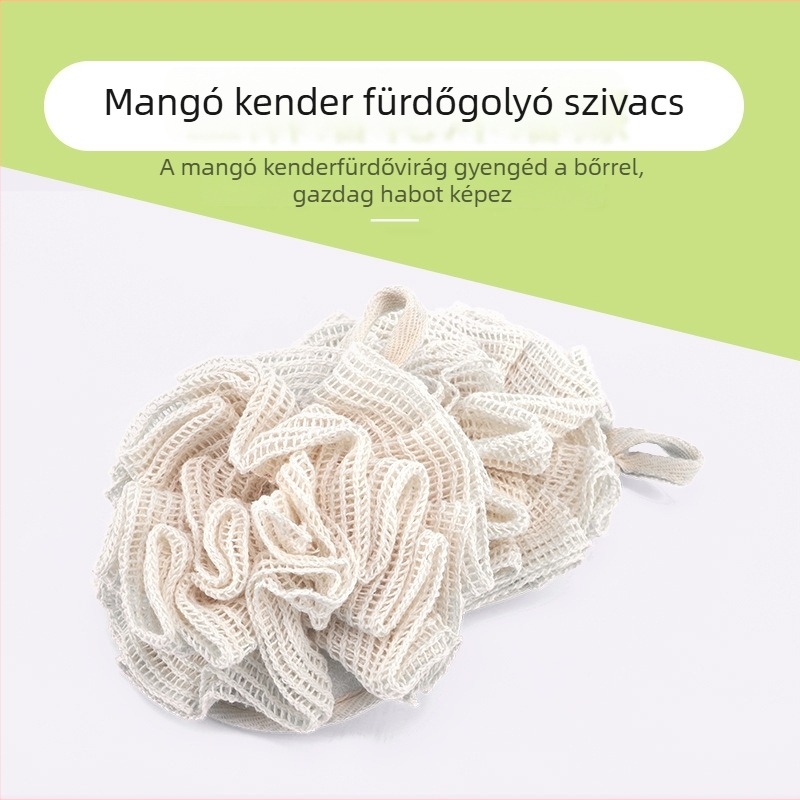 Ramie fürdőgolyó virággal és habos hálóval, Brocade Home, 200 darab, testreszabható feldolgozás