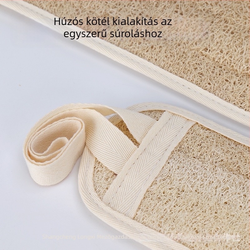 Loofah fürdőlepedő hát-ecsetelő – exfoláló eszköz testre, általános használatra, márka On the original ridge