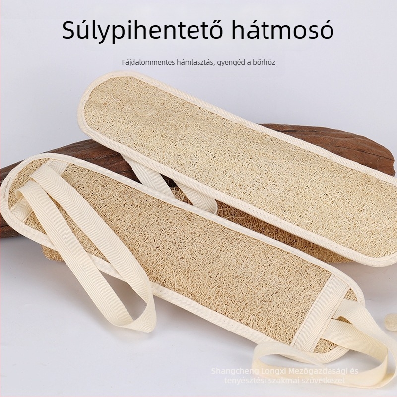 Loofah fürdőlepedő hát-ecsetelő – exfoláló eszköz testre, általános használatra, márka On the original ridge