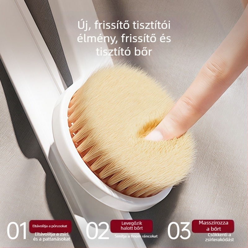 Fürdőmasszázs kefe – PP+; univerzális használat; dobozban 160 darab; testreszabás elérhető; jogosult magáncímke