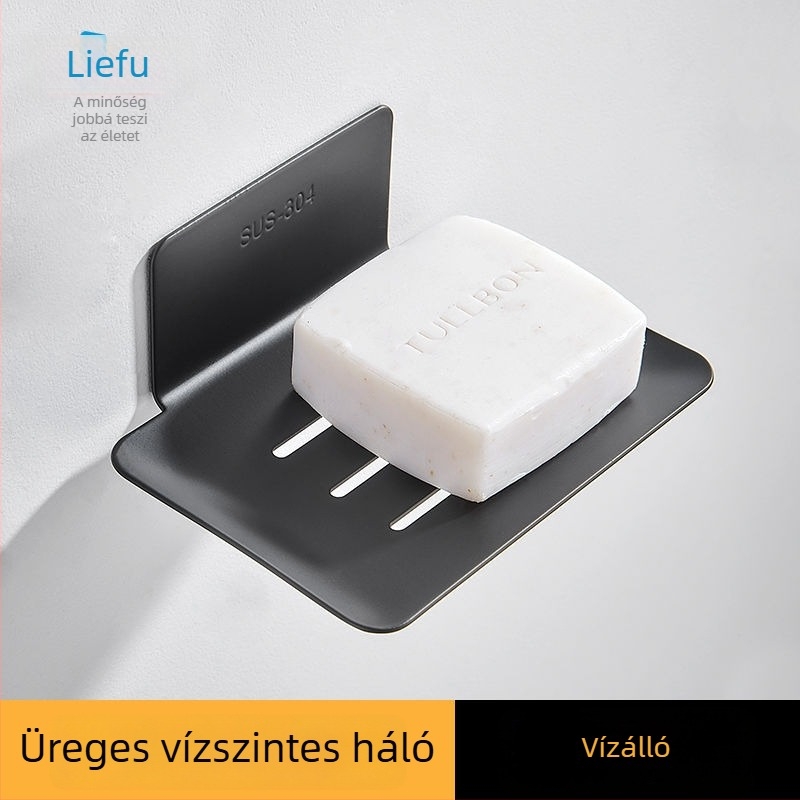 Nine Carvings falra szerelt szappantartó, alumínium ötvözet, modell 111, 1 db