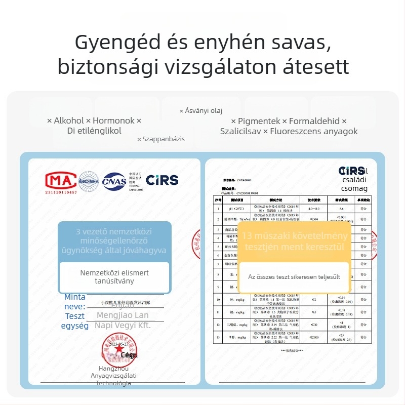 Little Raccoon Gyermekeknek 2 az 1-ben sampon és tusfürdő – újszülötteknek, fürdő készlet, 12 db