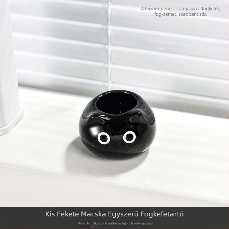Macskamintás elektromos fogkefetartó, kerámia alap, tároló funkció — Dizhen poetry