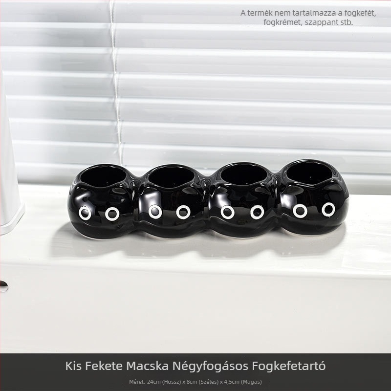 Macskamintás elektromos fogkefetartó, kerámia alap, tároló funkció — Dizhen poetry