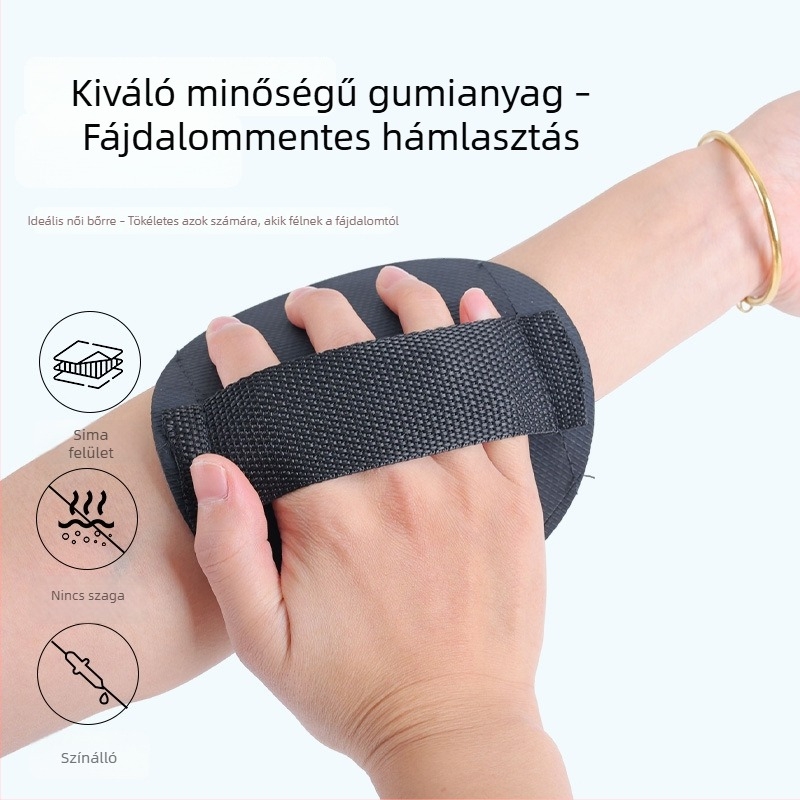 Háton használható törölköző pánttal – fájdalommentes hátsó exfoláló fürdőeszköz