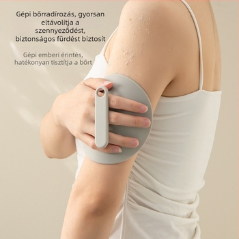 Ujjhoz illeszkedő fürdőszobai exfoláló eszköz, szilikon hát- és test-scrubber, univerzális használat, 200 darabos csomag