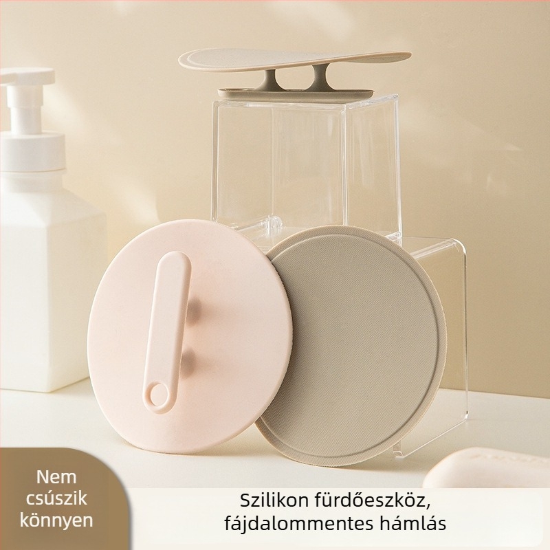 Ujjhoz illeszkedő fürdőszobai exfoláló eszköz, szilikon hát- és test-scrubber, univerzális használat, 200 darabos csomag