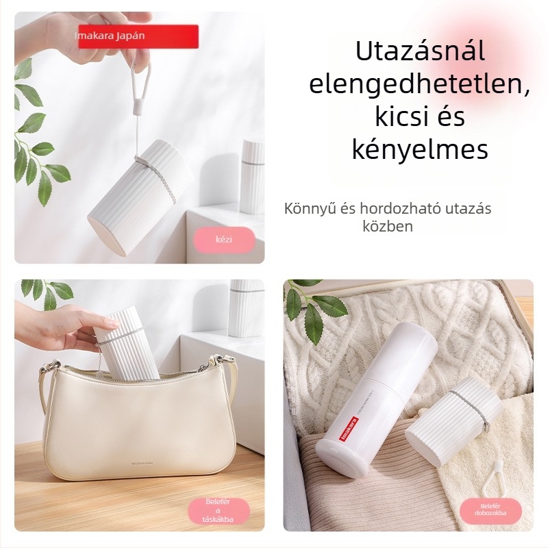 Utazó szappontartó — hordozható, zárt és vízálló a leeresztővel és kupakkal (Műanyag, Imakara, 57 db)