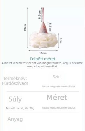 Gyerekeknek készült fürdőhab labda — puha, tartós babáknak, termékkód 1001235921