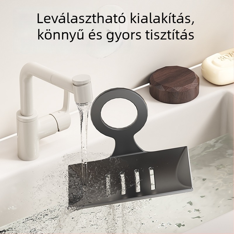 Fali szappantartó doboz szénacélból, fedéllel, fúrás nélkül