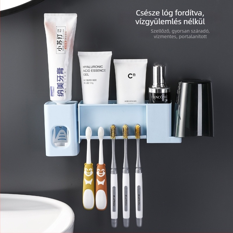 Műanyag fogkefetartó, fúrás nélküli felszerelés, alternat rögzítési módok, Channel formed márka