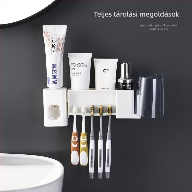 Műanyag fogkefetartó, fúrás nélküli felszerelés, alternat rögzítési módok, Channel formed márka