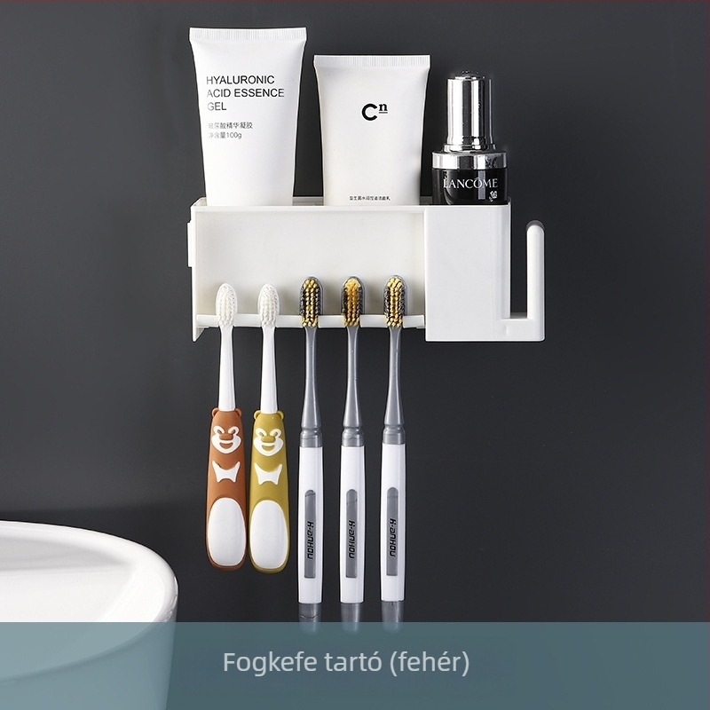 Műanyag fogkefetartó, fúrás nélküli felszerelés, alternat rögzítési módok, Channel formed márka