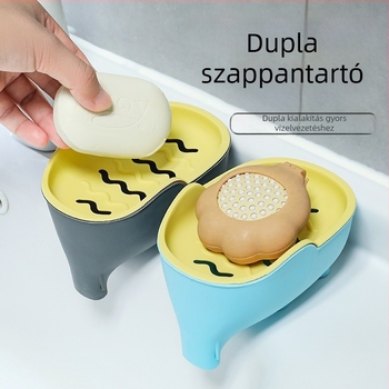 Elefánt ormányos szappan-doboz, műanyagból, fedél nélküli, szívókorong nélkül