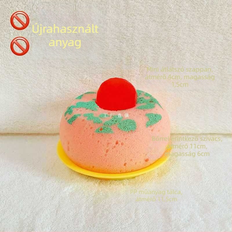 Arc- és fürdőszivacs szappangolyó | tisztító szivacs arcra és testre | Márka: other | Import: Nem | Univerzális használat