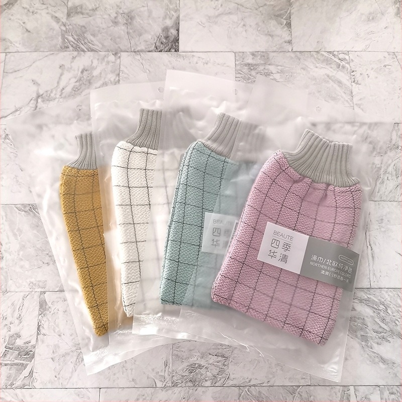 Fürdőkesztyűk – kétoldalas, vastag, durva textúra, viszkóz anyag, 500 darabos csomag