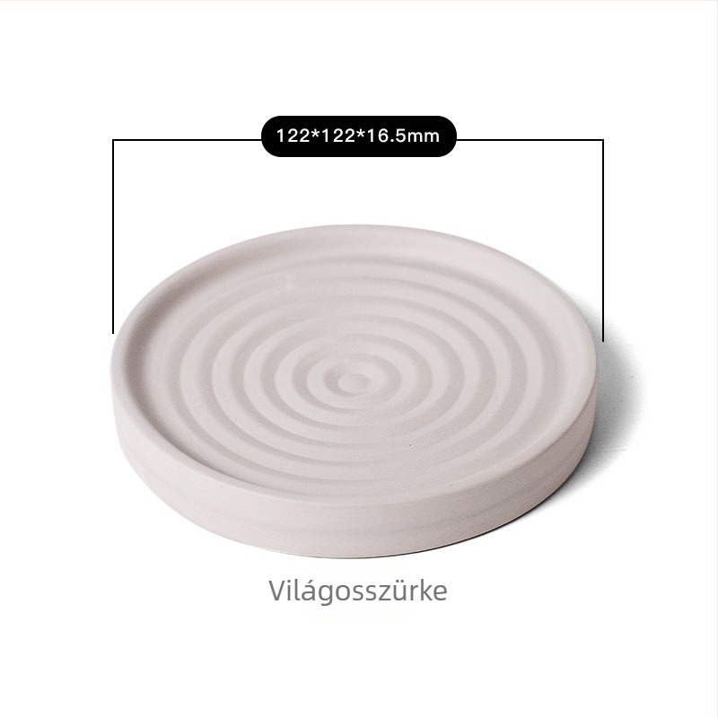 Sovro diatomit alapú szappantartó doboz és tartó — nedvszívó, gyorsan száradó, testreszabható logó